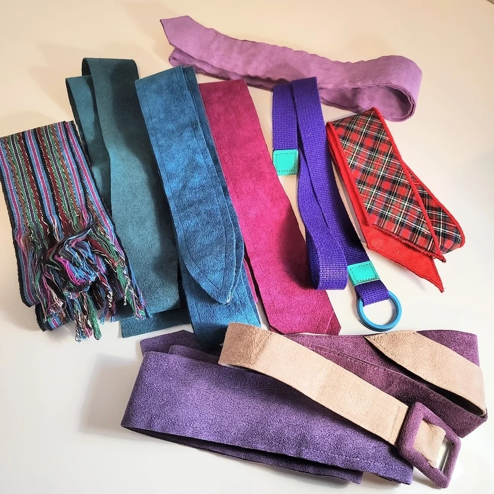 Vintage Women's Fabric Belts